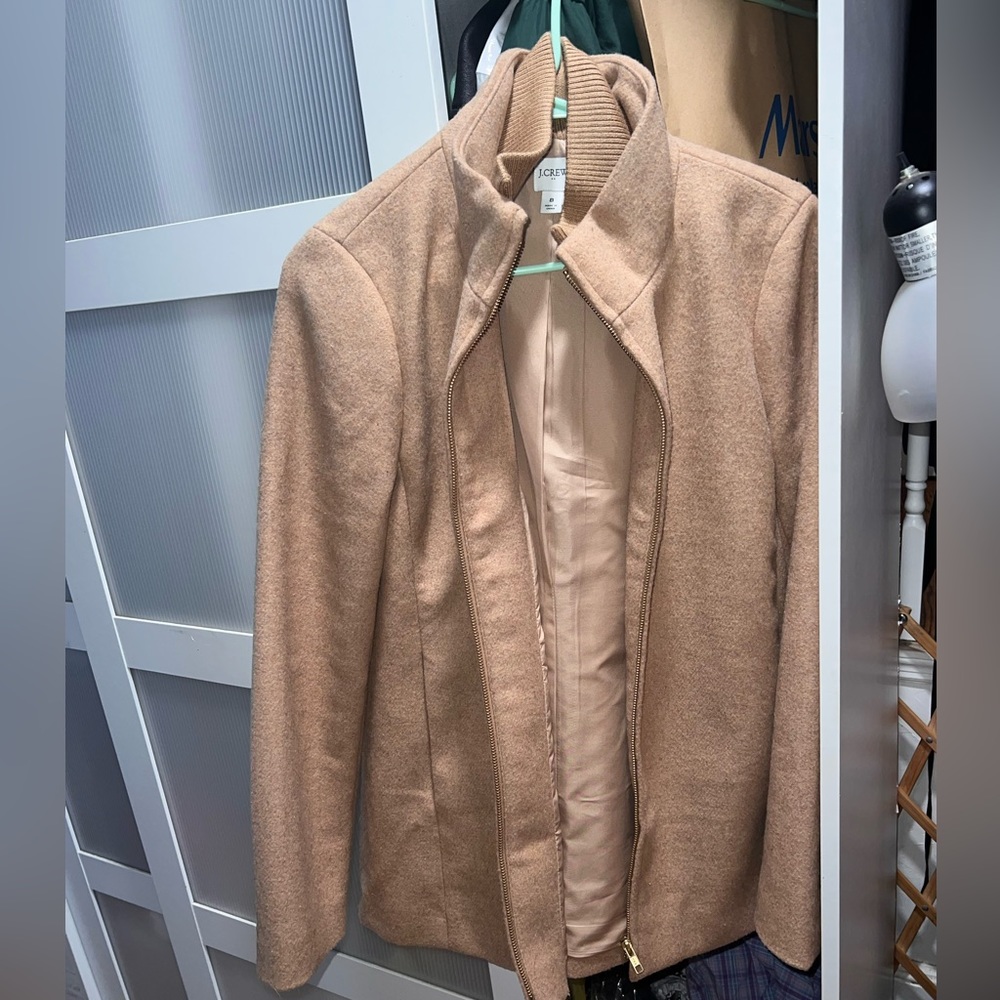 Brown coat from J. Crew